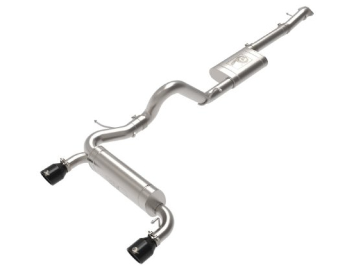 Ford Bronco 2021-2024 L4-2.3L (t)/V6-2.7L (tt) Vulcan 3in 304 SS Cat-Back Exhaust aFe Power w/ Black Tips in the group Select car model / Ford / Bronco at DDESIGN Scandinavia AB (afe49-33138-B)