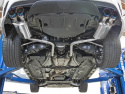 Lexus RC200t 2016-2017/RC300 2018-2023 L4-2.0L (t)/RC350 2015-2023 V6-3.5L Takeda SS Axle-Back Exhaust System w/Polished Blue Tips aFe Power