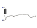 Toyota GR Supra 2020-2024 L6-3.0L Takeda 3in-2.5in 304 SS CB Exhaust Blue Tips - aFe Power