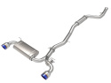 Toyota GR Supra (A90) 2021-2024 L4-2.0L (t) Takeda 2.5in-3in 304 SS CB Exhaust w/ Blue Tips aFe Power