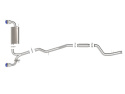 Toyota GR Supra (A90) 2021-2024 L4-2.0L (t) Takeda 2.5in-3in 304 SS CB Exhaust w/ Blue Tips aFe Power