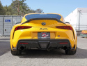 Toyota GR Supra (A90) 2021-2024 L4-2.0L (t) Takeda 2.5in-3in 304 SS CB Exhaust w/ Blue Tips aFe Power