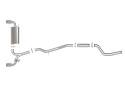 Toyota GR Supra (A90) 2021-2024 L4-2.0L (t) Takeda 2021 Toyota Supra 2.0L (t) 2.5in-3in 304 SS CB Exhaust w/ Polished Tips aFe Power