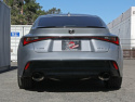 Lexus IS350 2014-2023 V6 Takeda 2.5in. 304 Stainless Steel Axle-Back Exhaust System w/ Black Tip aFe Power
