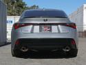 Lexus IS350 2014-2023 V6-3.5L Takeda Axle-Back Exhaust System- Carbon Fiber Tip aFe Power