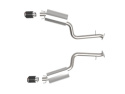 Lexus IS350 2014-2023 V6-3.5L Takeda Axle-Back Exhaust System- Carbon Fiber Tip aFe Power