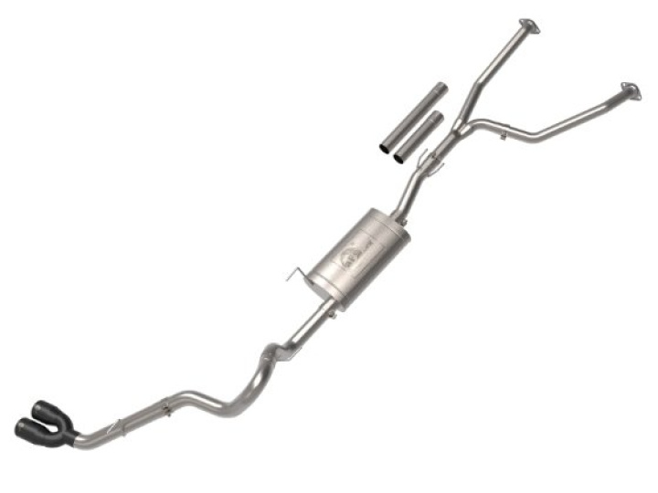 Toyota Tundra 2022-2024 V6-3.4L (tt) Vulcan Series 2.5in to 3in 304 SS Cat-Back Exhaust w/ Black Tip aFe Power in the group Select car model / Toyota / Tundra 14+ / Tuning at DDESIGN Scandinavia AB (afe49-36061-B)