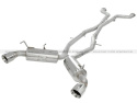 Nissan 370Z 2009-2020 V6-3.7L Takeda 2.5inch SS Exhaust Cat-Back aFe Power - Polished Tips