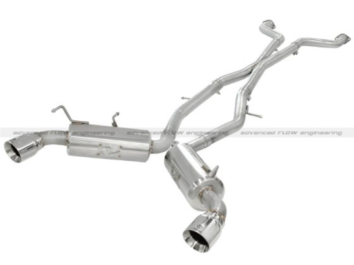 Nissan 370Z 2009-2020 V6-3.7L Takeda 2.5inch SS Exhaust Cat-Back aFe Power - Polished Tips in the group Select car model / Nissan / 370Z Z34 2008-2020 / Tuning at DDESIGN Scandinavia AB (afe49-36107)