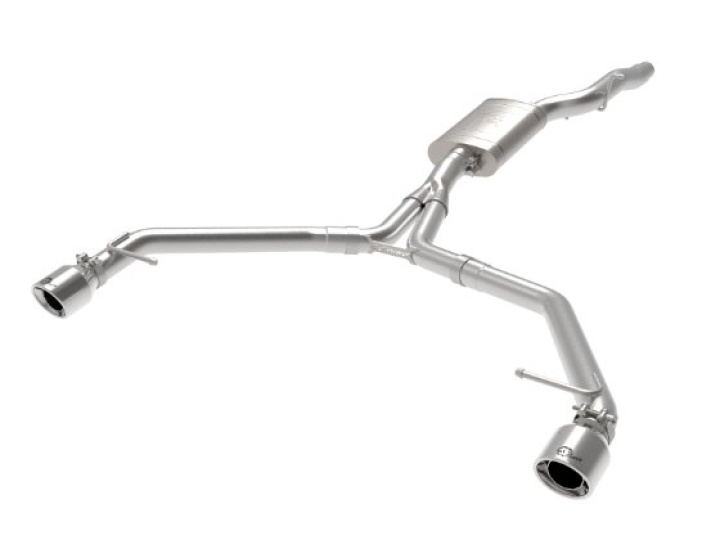afe MACH Force-Xp 13-16 Audi Allroad L4 SS Axle-Back Exhaust w/ Polished Tips in the group Select car model / Audi / A4 - S4 - RS4 (B8) 2007-2014 / Tuning / Exhaust at DDESIGN Scandinavia AB (afe49-36437-P)