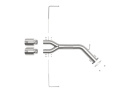 Hyundai Veloster 2019-2021 L4-1.6L (t) Takeda 3in-2.5in 304 SS Axle-Back Exhaust w/Polished Tips aFe Power