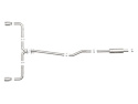 Mazda 3 Hatchback 2014-2018 L4-2.0L/2.5L Takeda 2-1/2in 304 SS Cat-Back Exhaust w/ Polished Tips aFe Power