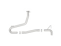 Hyundai Kona 2018-2023 L4-1.6L (t) Takeda 2-1/2in 304 SS Axle-Back Exhaust (No Muffler) aFe Power
