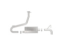 Hyundai Kona 2018-2023 L4-1.6L (t) Takeda 2-1/2in 304 SS Axle-Back Exhaust aFe Power