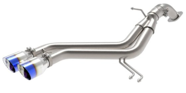 Hyundai Veloster 2013-2017 L4-1.6L(t) 2-1/2in 304 SS Axle-Back Exhaust w/ Blue Flame Tips aFe Power in the group Select car model / Hyundai / Veloster (FS) 2011-2018 / Tuning at DDESIGN Scandinavia AB (afe49-37019-L)