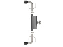 Mazda CX-5 2017-2024 L4-2.5/2.5L (t) 2.5in. SS Axle-Back Exhaust System w/Black Tips aFe Power