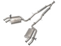 Kia Stinger 2018-2021 L4-2.0L (t) Gemini XV 3in to Dual 2-1/2in 304 SS Cat-Back Exhaust w/ Cut-Out aFe Power