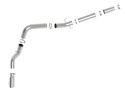 Ram 2500-3500 2019-2024 L6-6.7L Large-Bore HD 5in 409SS DPF-Back Exhaust System w/Polished Tip aFe Power