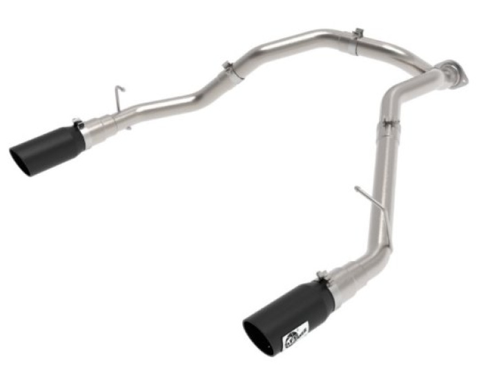 aFe Large Bore-HD 3 IN 409 Stainless Steel DPF-Back Exhaust System w/Black Tip RAM 1500 20-21 V6-3.0 in the group Select car model / Dodge / Ram 19+ / Tuning at DDESIGN Scandinavia AB (afe49-42080-B)