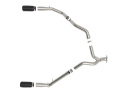 aFe Large Bore-HD 3 IN 409 Stainless Steel DPF-Back Exhaust System w/Black Tip RAM 1500 20-21 V6-3.0