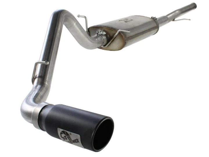 aFe MACHForce XP Exh CB, GM Silverado/Sierra 1500 2014 V*-5.3/6.2L Black tip in the group Select car model / Chevrolet / Silverado 14+ / Tuning / Exhaust at DDESIGN Scandinavia AB (afe49-44038-B)