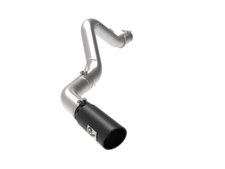 aFe Large Bore-HD 5 IN 409 SS DPF-Back Exhaust System w/Black Tip 20-21 GM Truck V8-6.6L in the group Select car model / Chevrolet / Silverado 2019+ at DDESIGN Scandinavia AB (afe49-44125-B)