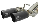 Toyota Tacoma 2016-2023 V6-3.5L Rebel Exhausts Cat-Back SS w/ Black Tips aFe Power