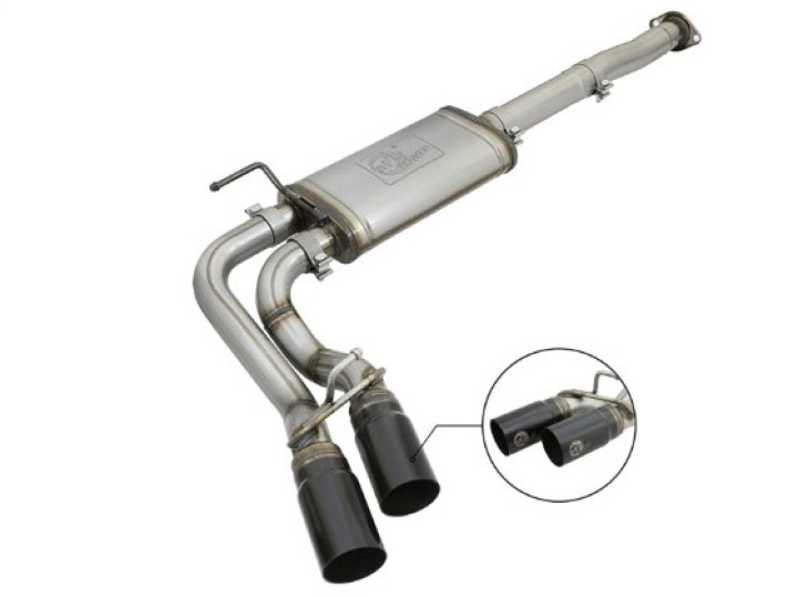 Toyota Tacoma 2005-2015 V6-4.0L Rebel Series 3in 409SS Cat-Back Exhaust w/ Black Tips aFe Power in the group Select car model / Toyota / Tacoma / Tuning at DDESIGN Scandinavia AB (afe49-46033-B)