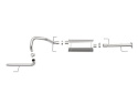 Toyota 4Runner 2010-2023 V6-4.0L MACH Force-XP 2.5in 409 SS Cat-Back Hi-Tuck Exhaust aFe Power