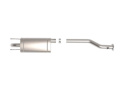 Toyota Tacoma 2000-2004 L4/V6 ROCK BASHER 2.5in 409 SS Cat-Back Exhaust aFe Power