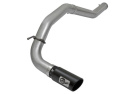 Nissan Titan XD 2016-2019 V8-5.0L (td) LARGE Bore HD DPF-Back SS Exhaust w/ Black Tip aFe Power