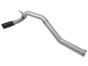 Nissan Titan XD 2016-2019 V8-5.0L (td) LARGE Bore HD DPF-Back SS Exhaust w/ Black Tip aFe Power