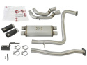 Nissan Titan 2017-2024 V8-5.6L Rebel Series 2-1/2in 409 SS Cat Back Exhaust w/ Black Tips aFe Power