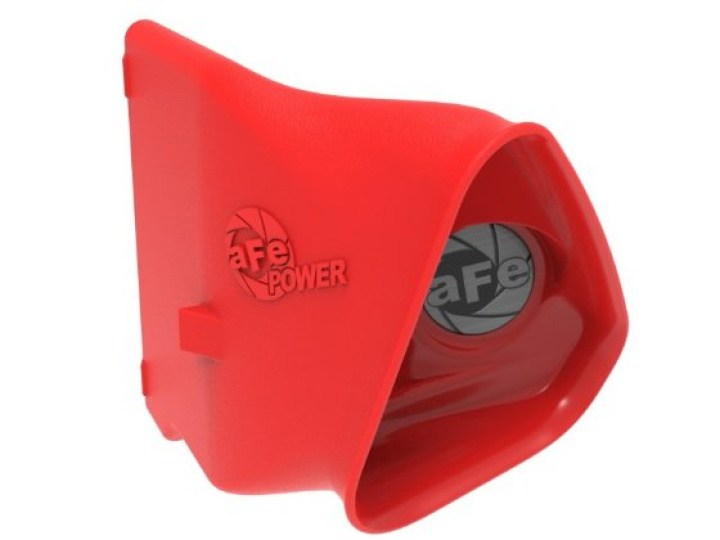 Ford Mustang 2015-2020 L4-2.3L (t)/V6-3.7L/V8-5.0L Dynamic Air Scoop - Red aFe Power in the group Select car model / Ford / Mustang 15-17 / Tuning at DDESIGN Scandinavia AB (afe54-13015SR)