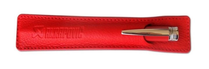 Akrapovic Leather Pencile sleeve - red in the group Select car model at DDESIGN Scandinavia AB (akr800943)