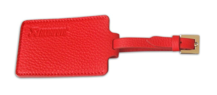 Akrapovic Travel Luggage Tag - red in the group Select car model at DDESIGN Scandinavia AB (akr800949)