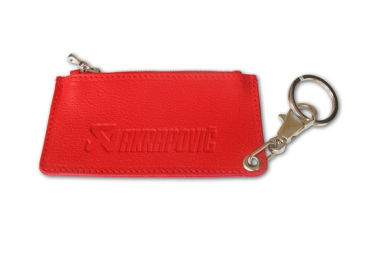 Akrapovic Leather Zip Keychain - red in the group Select car model at DDESIGN Scandinavia AB (akr800966)