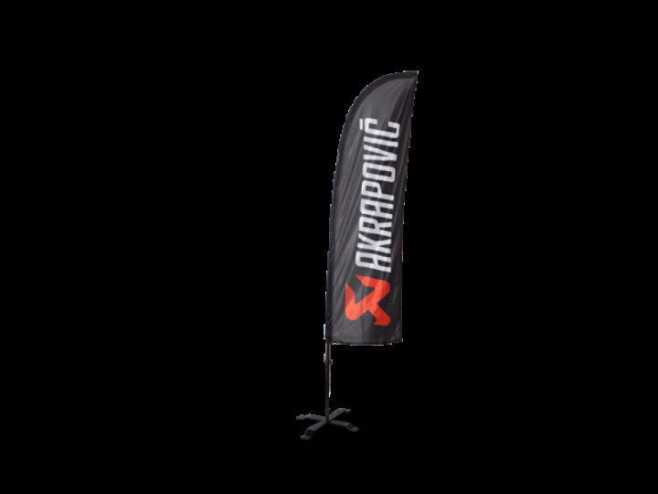 Akrapovic Self standing beach flag set - small in the group Select car model at DDESIGN Scandinavia AB (akr801587)