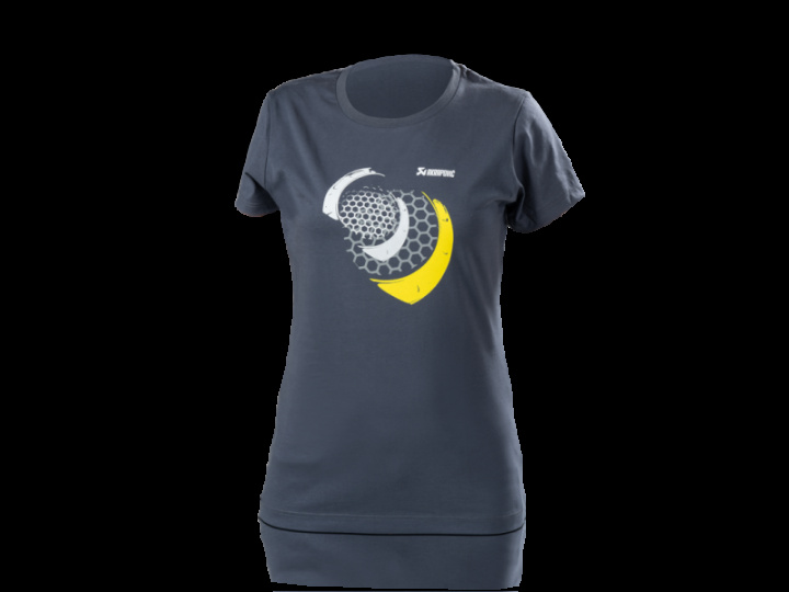 Akrapovic Lifestyle T-shirt Mesh Womens Blue-Grey - Large in the group Select car model at DDESIGN Scandinavia AB (akr801766)