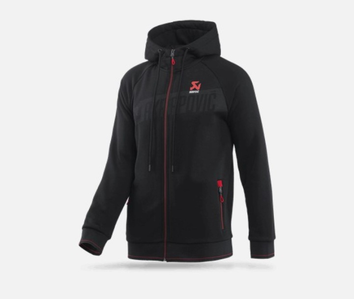 Akrapovic Mens Corpo Zip Hoodie Black - Large in the group Select car model at DDESIGN Scandinavia AB (akr802057)