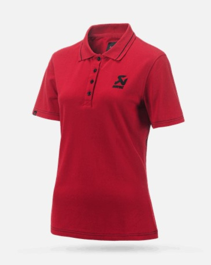 Akrapovic Womens Corpo Polo Red - Small in the group Select car model at DDESIGN Scandinavia AB (akr802151)
