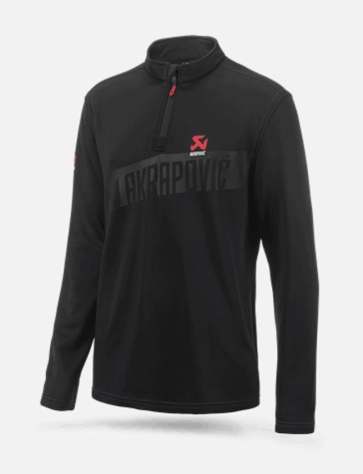 Akrapovic Mens Corpo Turtleneck Zip Black - Medium in the group Select car model at DDESIGN Scandinavia AB (akr802210)