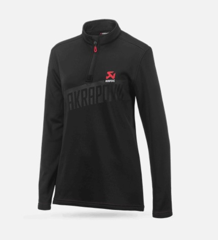 Akrapovic Womens Corpo Turtleneck Zip Black S in the group Select car model at DDESIGN Scandinavia AB (akr802216)