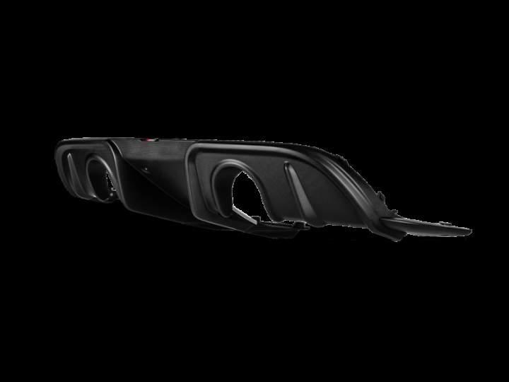 Akrapovic 2022+ Porsche 718 Cayman GT4 RS Rear Carbon Fiber Diffuser - Matte in the group Select car model at DDESIGN Scandinavia AB (akrDI-PO-CA-10-M)