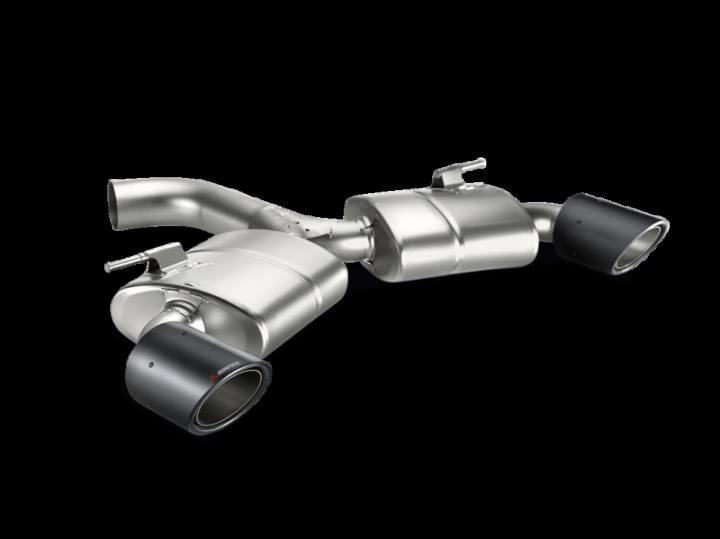 Akrapovic 13-17 Volkswagen Golf GTI (VII) Slip-On Race Line (Titanium) w/ Carbon Tips in the group Select car model at DDESIGN Scandinavia AB (akrMTP-VW-T-2)
