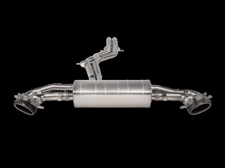 Akrapovic 2020+ Audi RS Q8 (M4) Evolution Line Cat Back (Titanium) w/Carbon Fiber/Titanium Tips in the group Select car model at DDESIGN Scandinavia AB (akrS-AU-TI-20H)