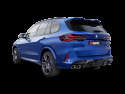 Akrapovic 2024+ BMW X5M / X6M (Face Lift) Slip-On Line (Titanium) w/Carbon Fiber Tips