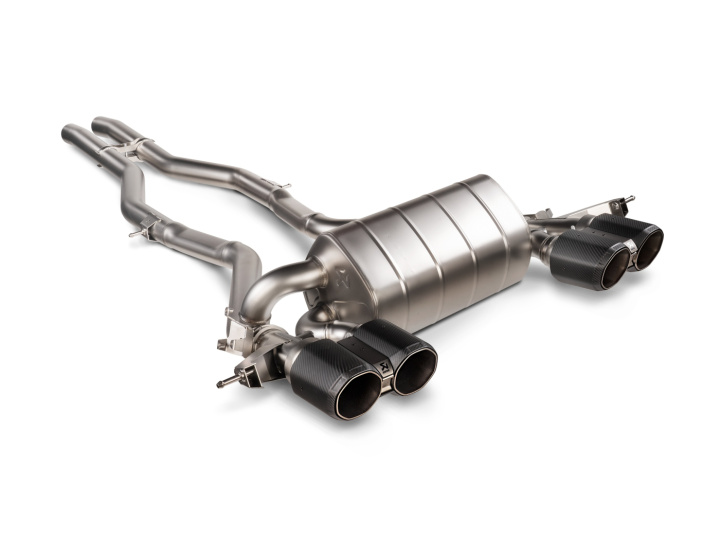 Akrapovic 2021+ BMW M3 (G80)/M4 (G82) Slip-On Line (Titanium) (Req. Tips) in the group Select car model / BMW / M4 4-series (G82) 2021+ at DDESIGN Scandinavia AB (akrS-BM-TI-33H)