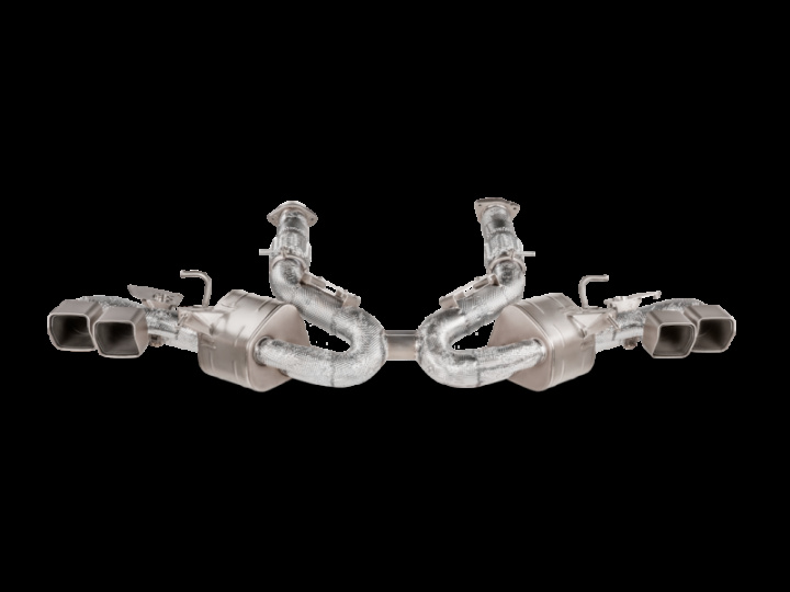 Akrapovic 2020 Chevrolet Corvette Stingray (C8) OPF/GPF Slip-On Line (Titanium) w/ Titanium Tips in the group Select car model at DDESIGN Scandinavia AB (akrS-CO-TI-4)