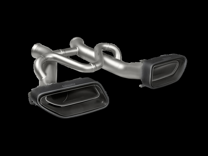 Akrapovic 14-17 McLaren 650S/650S Spyder Slip-On Line (Titanium) w/ Carbon Tips in the group Select car model at DDESIGN Scandinavia AB (akrS-MC-TI-2)